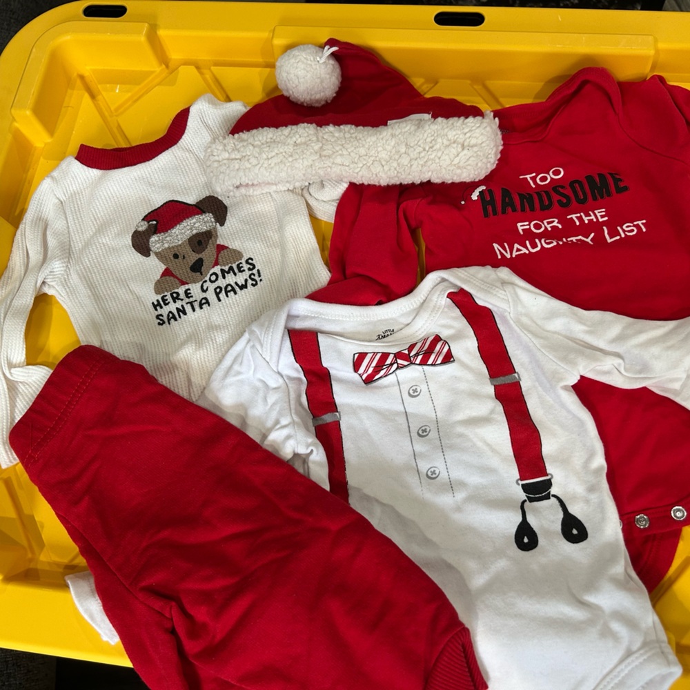Baby boy 6-9 month Christmas clothes